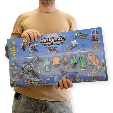 Set mare cu diferite figurine, personaje marine si accesorii Minecraft [2]
