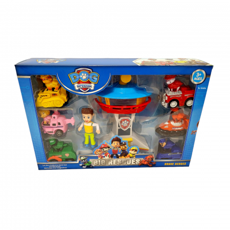 Figurine - Set Patrula Catelusilor cu turnul de control, Big Rescues
