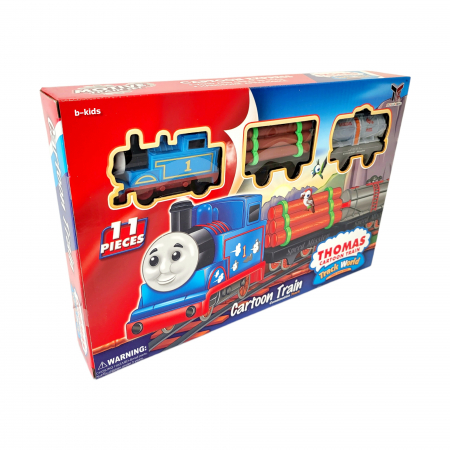 Set trenulet Thomas cu 2 vagoane plus sine ( 11 piese ) [3]