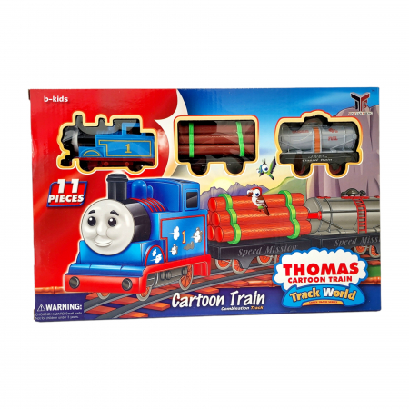 Set trenulet Thomas cu 2 vagoane plus sine ( 11 piese ) [1]