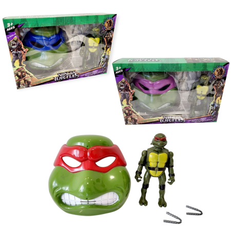 Jucarii - Set Mască și Figurină Țestoasele Ninja