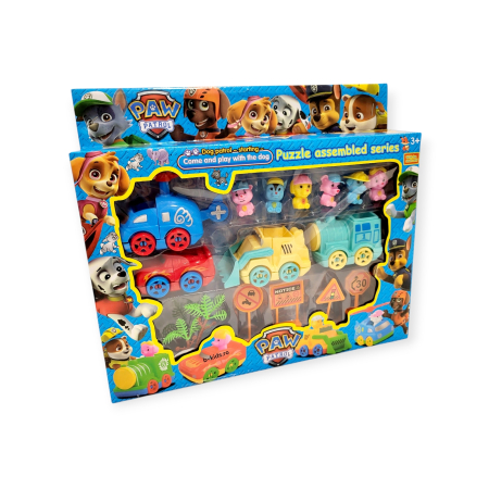 Pentru baieti - Set masinute Patrula Catelusilor cu mini figurine