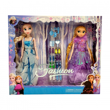Set papusi Anna si Elsa cu pantofi de schimb, Fashion [1]