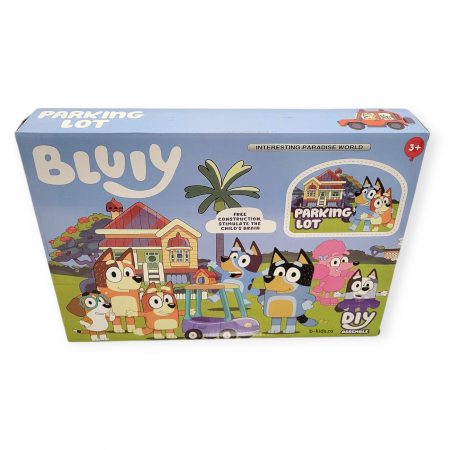 Set parcare Bluey cu 2 masinute [1]