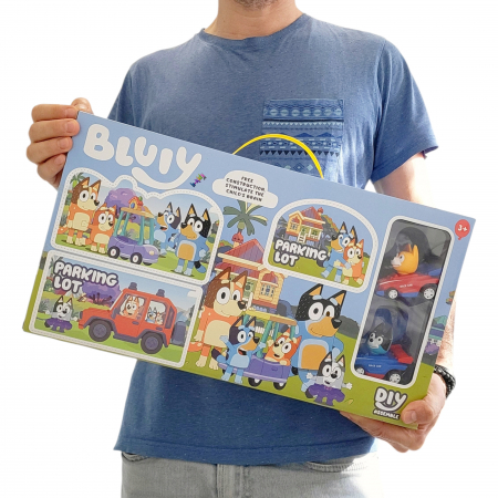 Set parcare Bluey cu masinute [4]