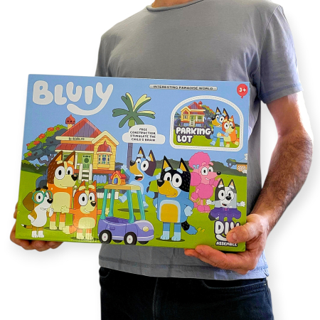 Set parcare circuit - Bluey cu masinute [3]