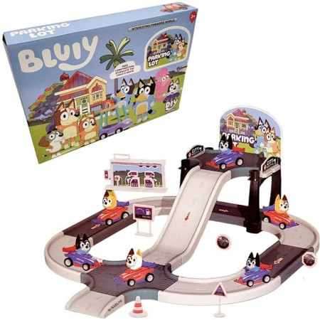 Set parcare circuit - Bluey cu masinute [4]