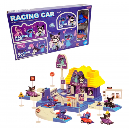 Set parcare Lilo și Stitch cu masinute [4]