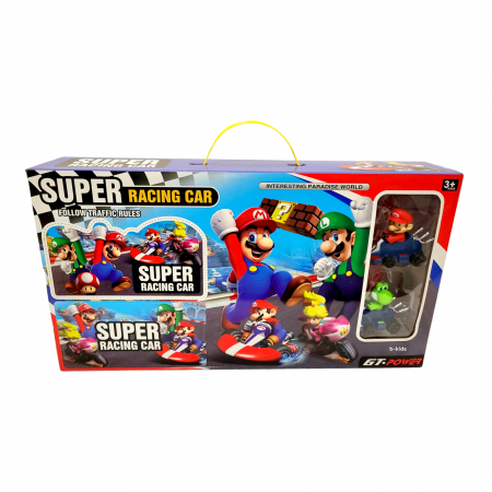 Set tip Parcare, Mario cu doua masinute - Super Racing [2]