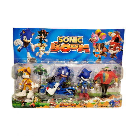 Set patru figurine + motocicleta, Sonic Boom [3]