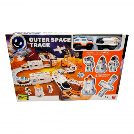 Set pista de curse spatiala de construit - Outer Space Track , mare [5]
