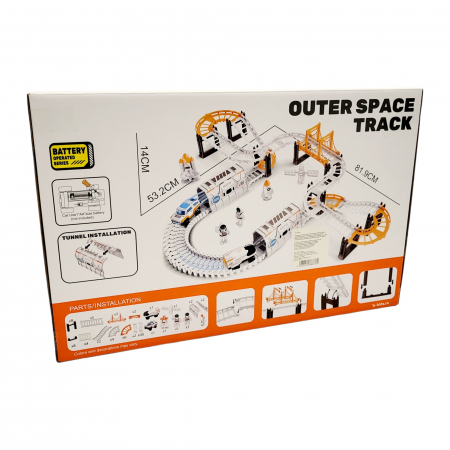 Set pista de curse spatiala de construit - Outer Space Track , mare [7]