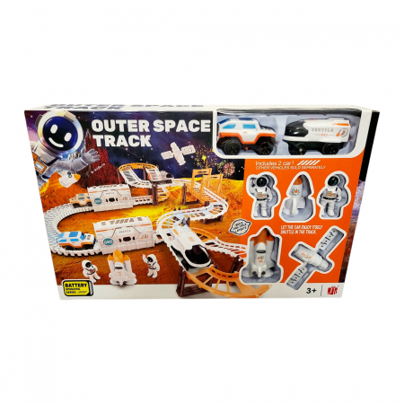 Set pista de curse spatiala de construit - Outer Space Track , mare [2]