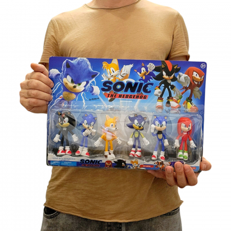 Set Sonic 6 figurine - The Hedgehog [2]