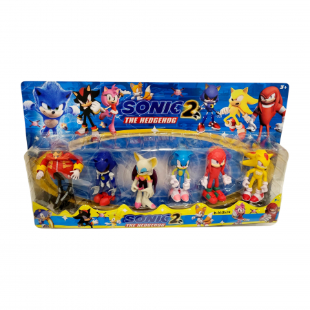 Set 6 figurine Sonic 2 - The Hedgehog [3]