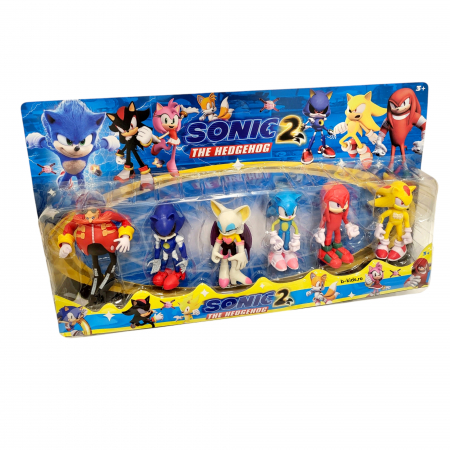 Figurine - Set 6 figurine Sonic 2 - The Hedgehog