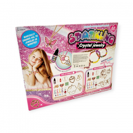 Set Sparkling Crystal Jewelry – Creează bijuterii strălucitoare și magice! [3]