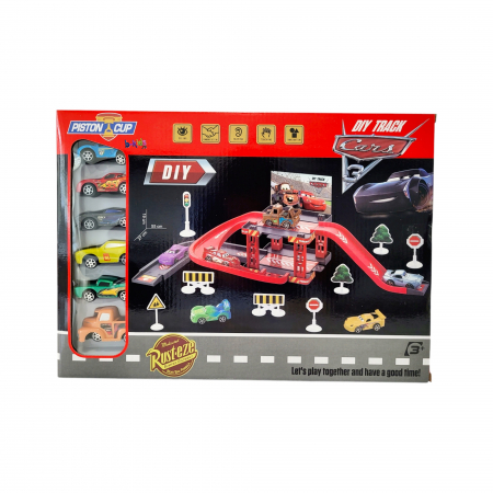 Set tip Parcare, Cars 3, cu 6 masinute, k7 [2]