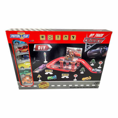 Set tip Parcare, Cars 3, cu 6 masinute, k7 [1]