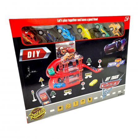 Set tip Parcare, Cars 3, cu 6 masinute [6]