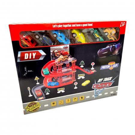 Set tip Parcare, Cars 3, cu 6 masinute [1]