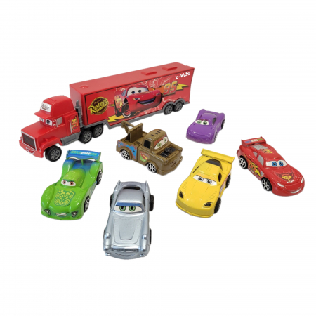 Set tir Cars cu 6 masinute din seria animata [2]