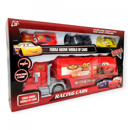 Set tir Cars + 3 masinute - Raicing 3 [6]