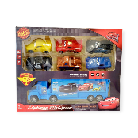 Set tir Cars cu 6 masinute din seria animata [2]
