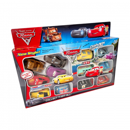 Set Cars cu 12 masinute din seria animata, Race 3 [2]