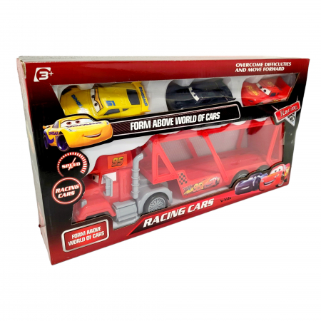 Set tir Cars platforma + 3 masinute - Raicing 3 [2]
