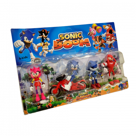 Set patru figurine + motocicleta, Sonic Boom [1]