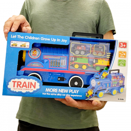 Set trenulet Thomas cu locomotiva mare + 4 trenulete mici. [7]