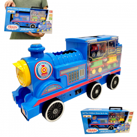 Set trenulet Thomas cu locomotiva mare + 4 trenulete mici. [4]