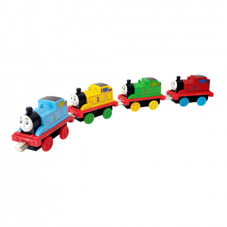 Set trenulet Thomas cu 4 locomotive metalice [2]