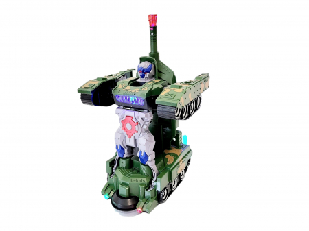 Tanc transformers, 2 in 1 cu sunete si lumini [2]
