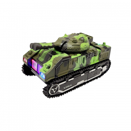 Tanc transformers Robot, 2 in 1 cu sunete si lumini [3]