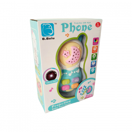 Telefon mobil de jucarie cu melodii si proiecție de lumini [2]