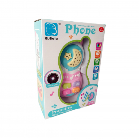 Telefon mobil de jucarie cu melodii si proiecție de lumini [3]