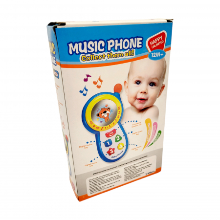 Telefon mobil interactiv pentru copii, cu oglinga, sunete si lumini [1]