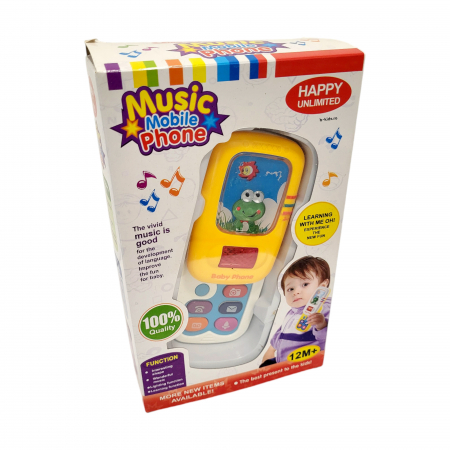Telefon mobil interactiv pentru copii, sunete si lumini, broscuta [1]