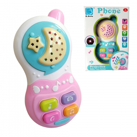 Telefon mobil de jucarie cu melodii si proiecție de lumini [1]