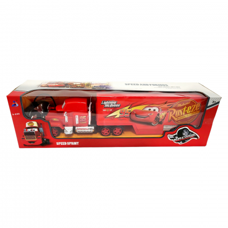 Tir Cars mare cu telecomanda, Speed Sprint, Fulger McQueen [5]