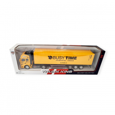 TIR Truck King 30 cm – cabina metal, remorcă detașabilă [3]