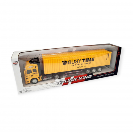 TIR Truck King 30 cm – cabina metal, remorcă detașabilă [5]