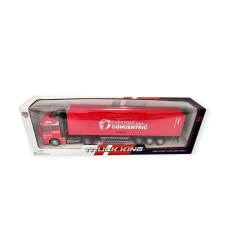 TIR Truck King 30 cm – cabina metal, remorcă detașabilă [4]