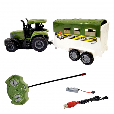 Tractor cu remoca, telecomanda full control si acumulator reincarcabil. [1]