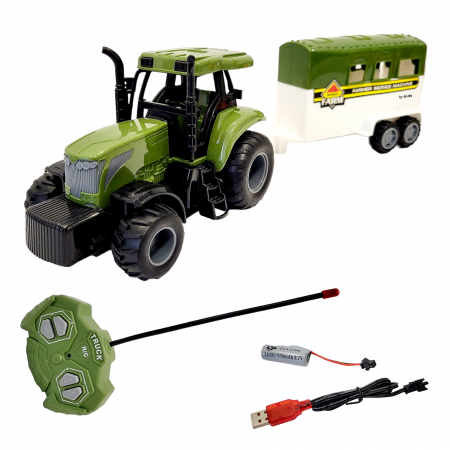 Tractor cu remoca, telecomanda full control si acumulator reincarcabil. [9]