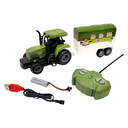 Tractor cu remoca, telecomanda full control si acumulator reincarcabil. [6]