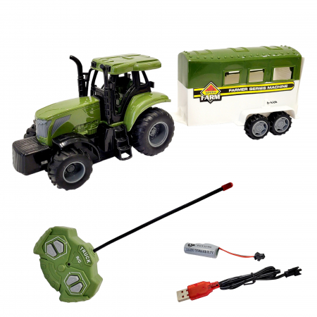 Tractor cu remoca, telecomanda full control si acumulator reincarcabil. [7]