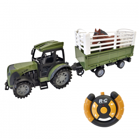 Tractor cu remorca si animalut, telecomanda full control! [5]